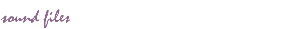 ashley barrington - sound files